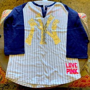 Victoria Secret Yankees Baseball TeeShirt